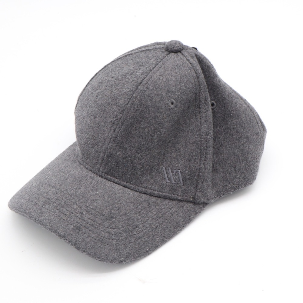 VRST Mens Flannel Cap Charcoal Heather Adjustable Strapback Hat OSFM NEW